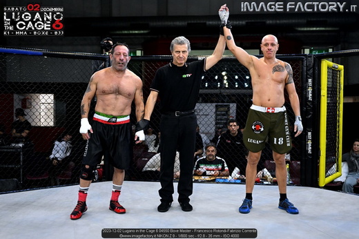 2023-12-02 Lugano in the Cage 6 04550 Boxe Master - Francesco Rotondi-Fabrizio Corrente